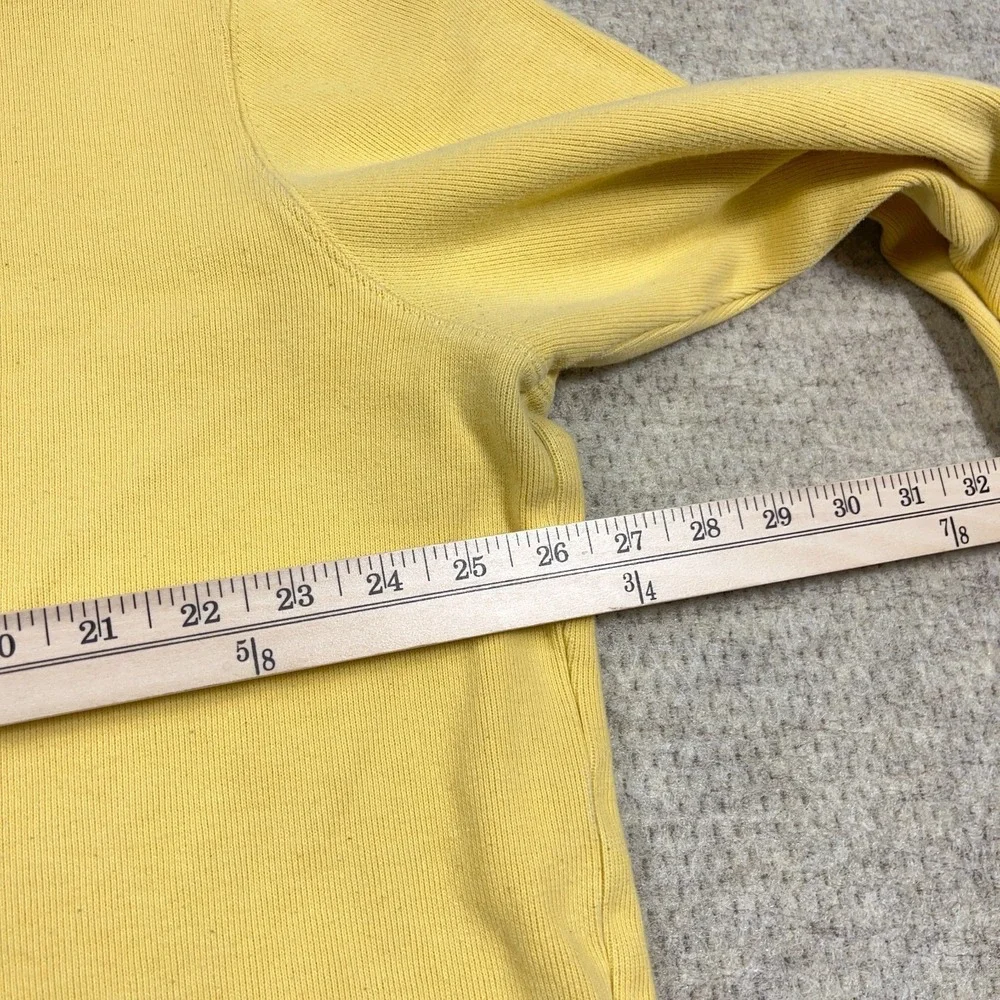 Polo Ralph Lauren Sweater Men XXL 2XL Yellow ‎ Pullover Quarter Zip Sweatshirt